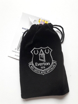 Brelok Everton Liverpool The Toffees duży w zamszowym etui (produkt oficjalny)