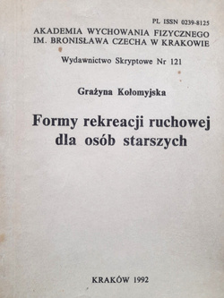 Formy rekreacji ruchowej dla osób starszych (AWF Kraków)