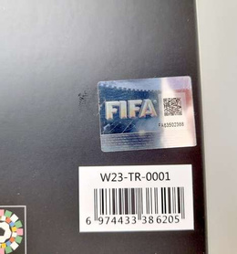 Replika trofeum Mistrzostwa Świata FIFA Kobiet Australia Nowa Zelandia 2023 (produkt oficjalny) 15,5 cm