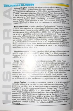 Mistrzostwa Polski Juniorów w zapasach w stylu wolnym. Krapkowice (25.03.2006)