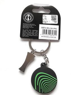 Brelok Liga Konferencji logo i mini trofeum (produkt oficjalny)