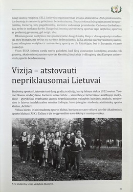 Sport studencki na Litwie 1990-2015