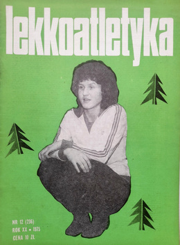 Miesięcznik Lekkoatletyka Rocznik 1975 (11 numerów, brak nr 10)