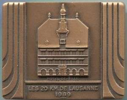 Medal siedziba Międzynarodowy Komitet Olimpijski Hotel-de-Ville Lausanne 1989