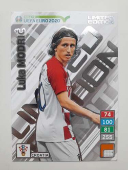 Karta Luka Modrić reprezentacja Chorwacji Euro 2020, duża (Panini, Limitowana Edycja)