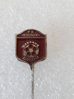 Odznaka FK Radnik Hadżići (Bośnia, lakier)