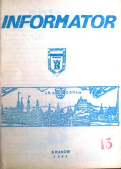 Informator Ogólnopolskiego Klubu Kolekcjonerów Pamiątek Sportowych - nr 15 (1984)