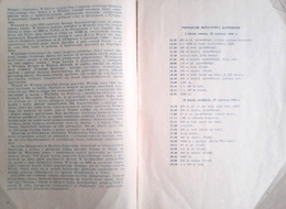 Program XII Międzynarodowe Zawody Lekkoatletyczne o Memoriał Janusza Kusocińskiego (1966)