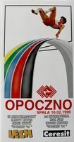 Naklejka III Międzynarodowy Halowy Miting w skoku wzwyż Spała 1996