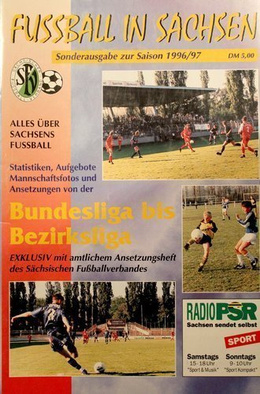 Skarb kibica Futbol w Saksonii sezon 1996-1997
