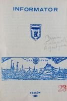 Informator Ogólnopolskiego Klubu Kolekcjonerów Pamiątek Sportowych - nr 23 (1986)