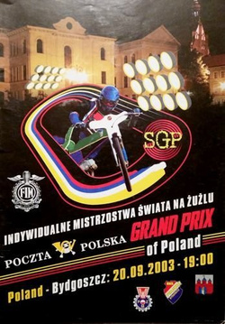 Program IMŚ na żużlu Grand Prix Polski (Bydgoszcz, 20.09.2003)