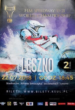 Program Finał Indywidualnych Mistrzostw Świata na żużlu do lat 21 (22.07.2018)