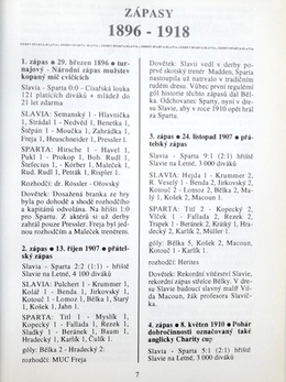 ...i nadal Sparta - Slavia. Wieczne Derby. Część 1 1896-1918