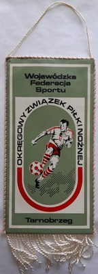 Proporczyk Okręgowy Związek Piłki Nożnej Wojewódzka Federacja Sportu Tarnobrzeg