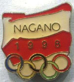 Odznaka Polski Komitet Olimpijski Zimowe Igrzyska Olimpijskie Nagano 1998 (2)