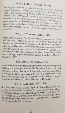Aberdeen FC. Tego dnia