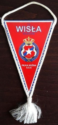 Proporczyk TS Wisła Kraków Piłka Nożna SSA