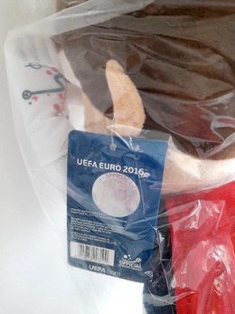 Duża maskotka Euro 2016 - Super Victor (oficjalny produkt)