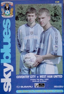 Programy Coventry City 1973-1999 (7 sztuk)