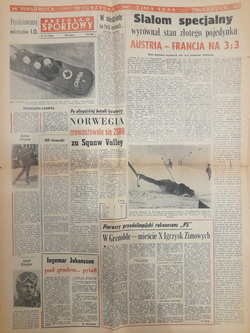 Gazeta Przegląd Sportowy (nr 73/1966) XII Memoriał Janusza Kusocińskiego