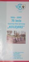 Program 75-lecie Chojnickiego Klubu Sportowego Kolejarz 1926-2001