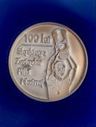 Medal 100 lat Śląskiego Związku Piłki Nożnej 1920-2020 (oficjalna pamiątka)