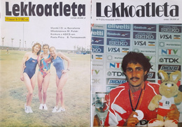 Miesięcznik Lekkoatleta - wrzesień 1992 i 1993 (2 numery) 