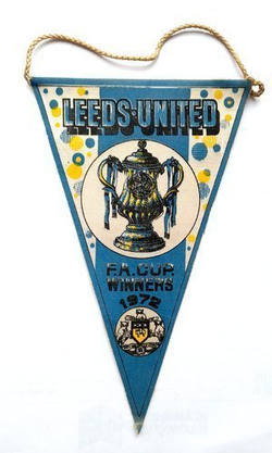 Proporczyk Leeds United Zdobywca Pucharu Anglii 1972