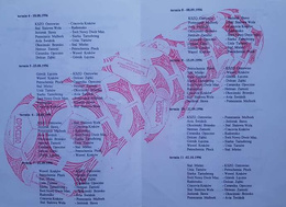 Klub sportowy Ceramika Opoczno. II liga jesień '96