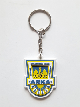 Brelok Arka Gdynia herb, gumowy (produkt oficjalny) 