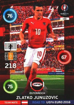 Zlatko Junuzovic - Austria (nr 140 - Team Mate)