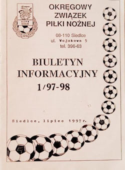 Biuletyn Informacyjny OZPN Siedlce nr 1/1997-1998