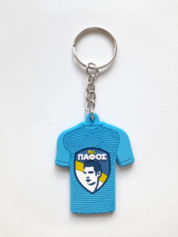 Brelok Pafos FC koszulka z herbem, gumowy (produkt oficjalny) 