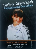 Zdjęcie z oryginalnym autografem Ewelina Staszulonek (saneczkarstwo)