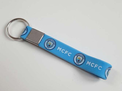 Brelok Manchester City silikonowy z herbami szalik (produkt oficjalny)