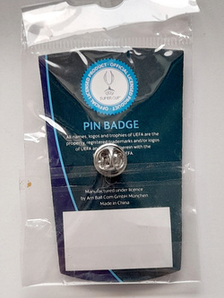 Odznaka Atletico Madryt zdobywca Superpucharu Europy 2012 (produkt oficjalny) (produkt oficjalny)