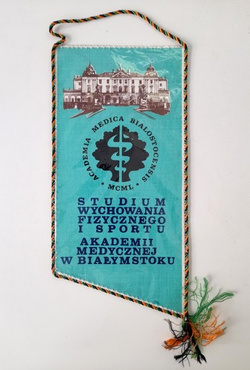 Proporczyk KU Akademii Medycznej AZS Białaystok (PRL)