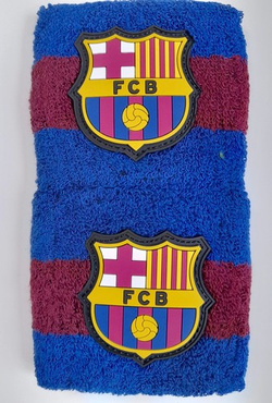 Opaska sportowa na rękę FC Barcelona - zestaw 2 sztuk (produkt oficjalny)