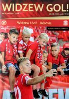 Program Widzew Łódź - Resovia II liga (25.08.2018)