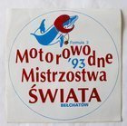 Naklejka Motorowodne Mistrzostwa Świata Bełchatów 1993