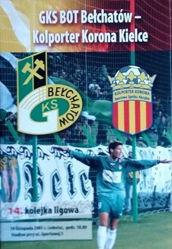 Program GKS BOT Bełchatów - Kolporter Korona Kielce 19.11.2005