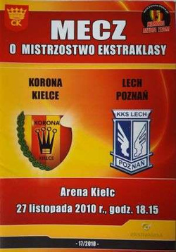 Program Korona Kielce - Lech Poznań Ekstraklasa (27.11.2010)