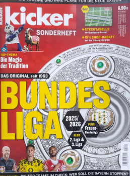 Skarb Kibica Bundesliga, 2. Liga i 3. Liga sezon 2025-2026 (Kicker wydanie specjalne)