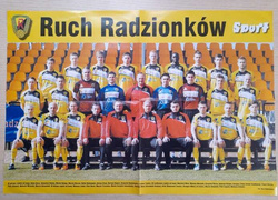 Plakat Ruch Radzionków wiosna 2012, duży (dwustronny) 