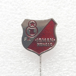 Odznaka FK Igman Konjic herb (Bośnia, lakier)