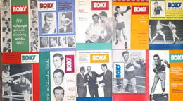 Miesięcznik Boks 1966 (10 numerów) 