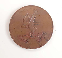 Medal 100 lat Okręgowego Związku Gimnastycznego w Krakowie 1867-1967