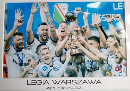 Zdjęcie w ramce Legia Warszawa - Mistrz Polski 2020/2021 (produkt oficjalny)