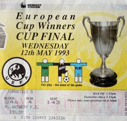 Bilet AC Parma - Royal Antwerp FC Finał Pucharu Zdobywców Pucharów (12.05.1993)